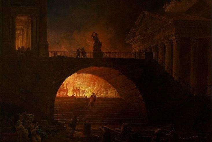 El incendio de Roma.