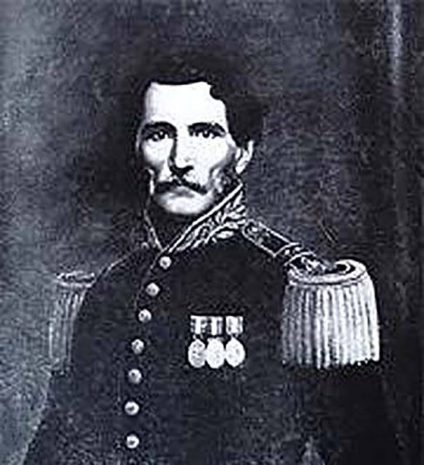 El general Hilario Lagos, jefe de las tropas federales