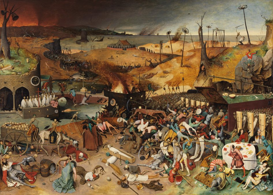 El triunfo de la muerte • Pieter Brueghel • 1562 • Museo Nacional del Prado, Madrid, España.