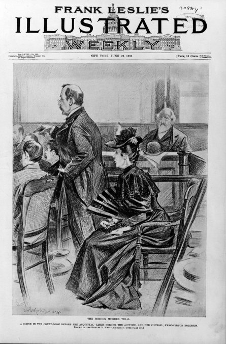 Ilustración del juicio de Lizzie