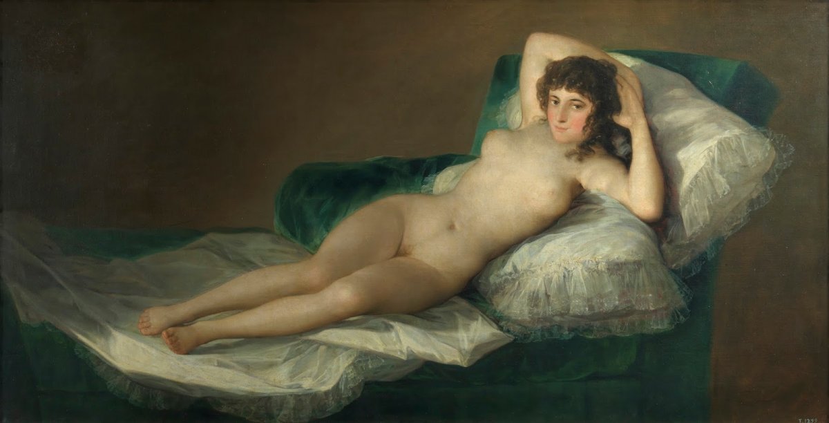 La maja desnuda -  Francisco de Goya - 1790-1800
