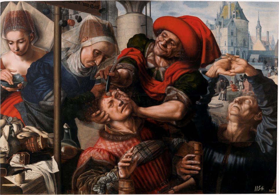 El cirujano • Jan Sanders van Hemessen • 1550 • Museo Nacional del Prado, Madrid, España.