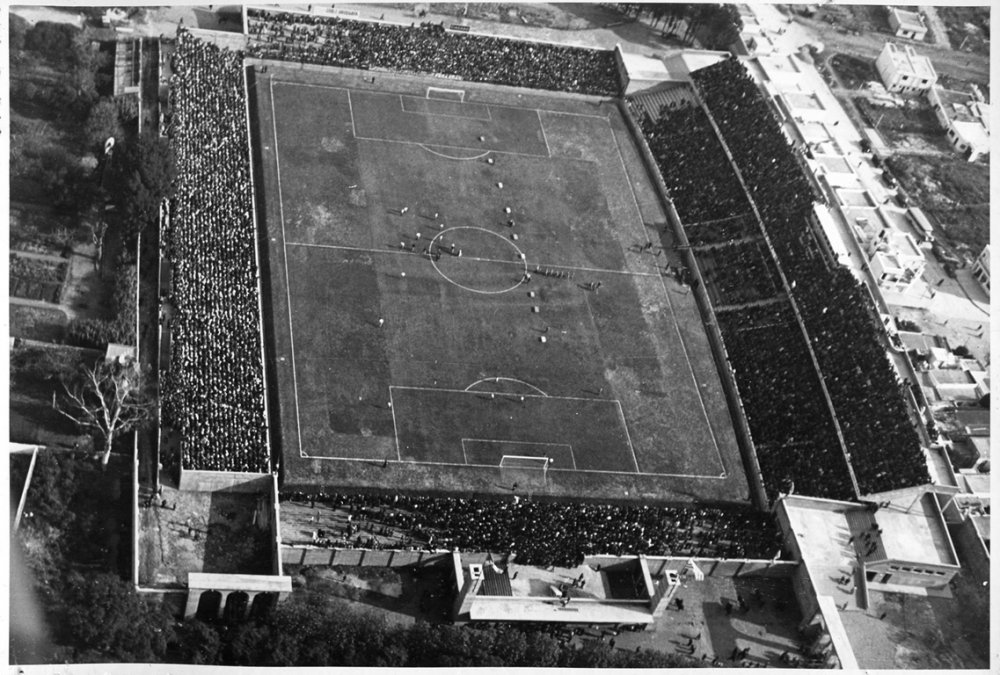 Imagen aérea del estadio Gran Parque Central.