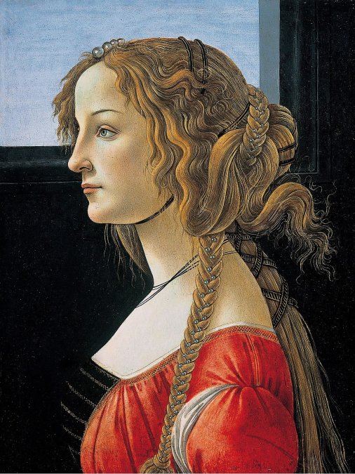 1474 - Retrato de Simonetta Vespucci - Botticelli, Sandro  - Gemäldegalerie, Berlin.