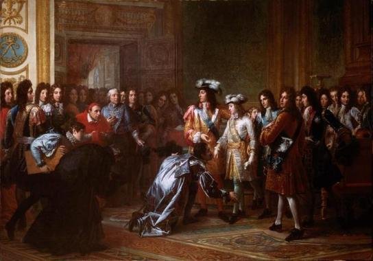 Felipe de Anjou es proclamado rey de España en el Palacio de Versalles