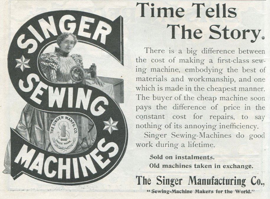 Singer y su socio Edward Clark fueron pioneros en el marketing de las máquinas de coser
