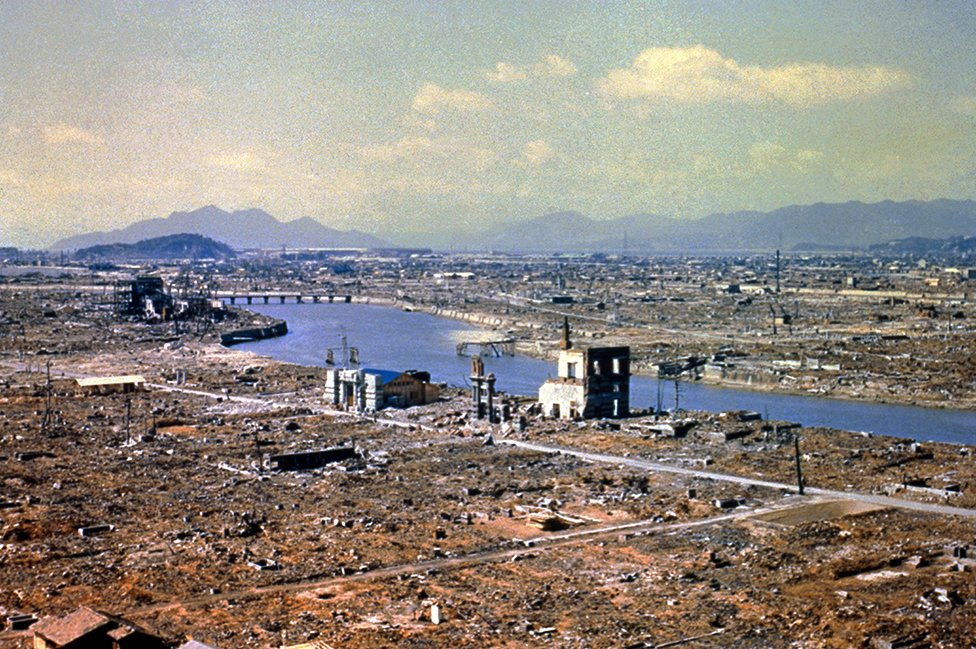 Las ciudades de Hiroshima y Nagasaki quedaron absolutamente devastadas tras las bombas atómicas