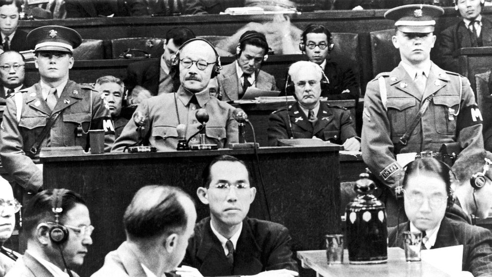 El antiguo primer ministro de Japón, Hideki Tojo, fue condenado a muerte en 1948