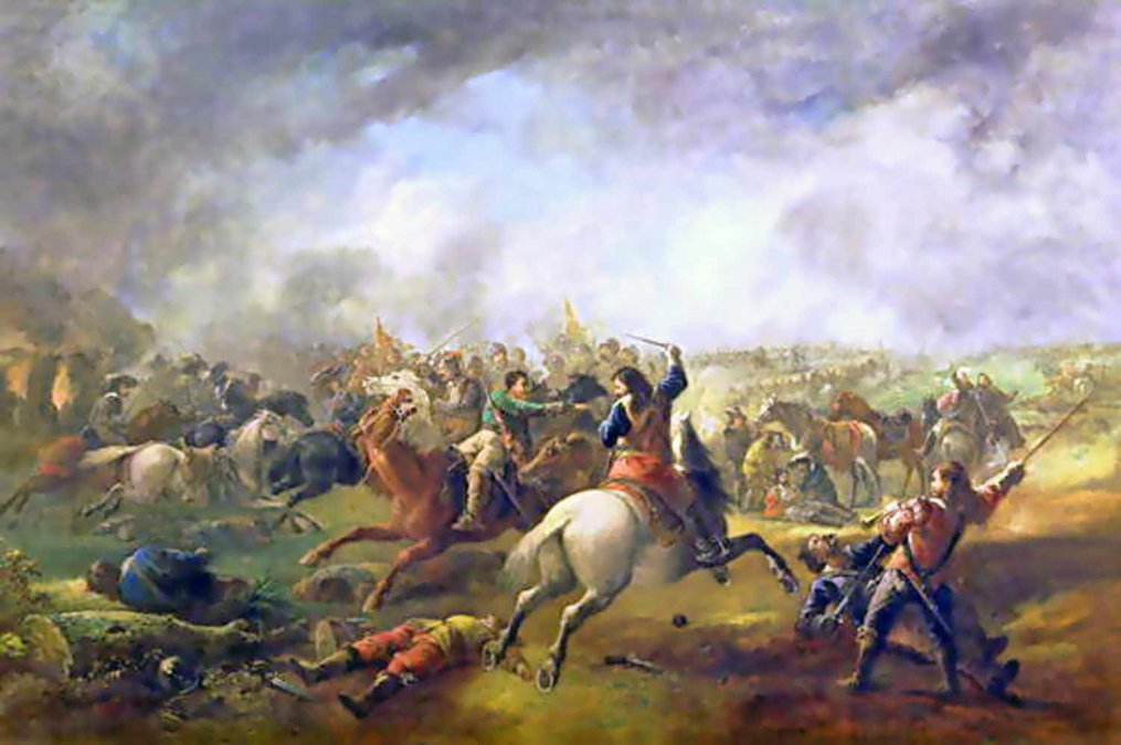 La intervención de Cromwell en la batalla de Marston Moor fue decisiva.