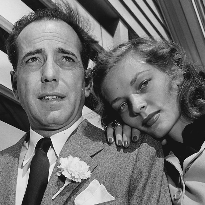 Lauren Bacall y Humphrey Bogart formaron una de las parejas más carismáticas de Hollywood