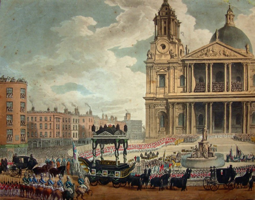 El funeral de Horatio Nelson 