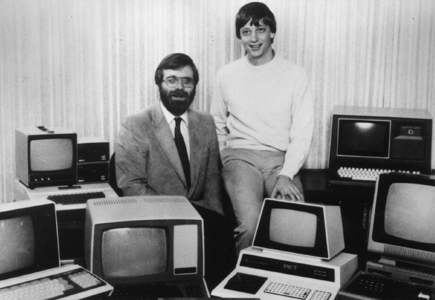 Bill Gates y Paul Allen en 1981