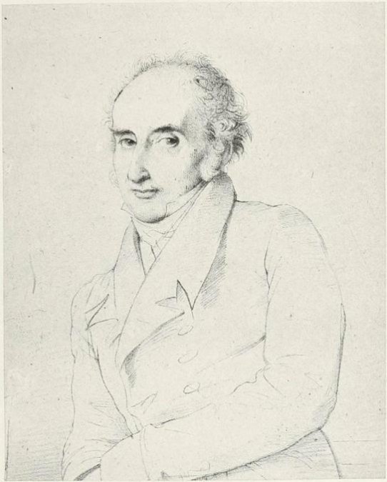 Retrato de Jean-Baptiste Lepère, por Ingres.