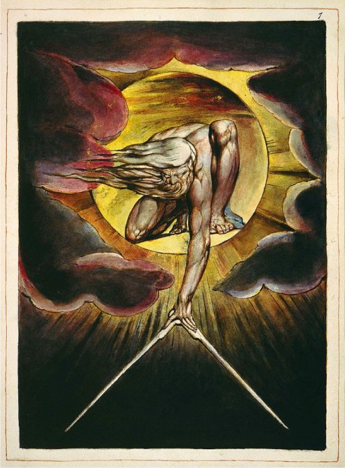 El anciano de los días, de William Blake (DP)