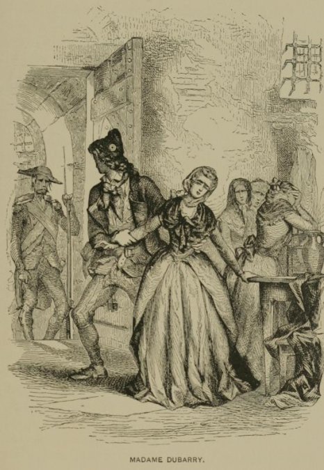 Retrato de Madame du Barry siendo conducida al cadalso, por Tighe Hopkins (1897)