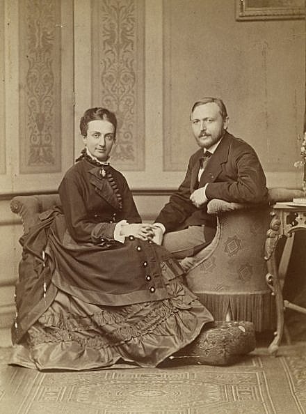El autor con su esposa Marie Luise.