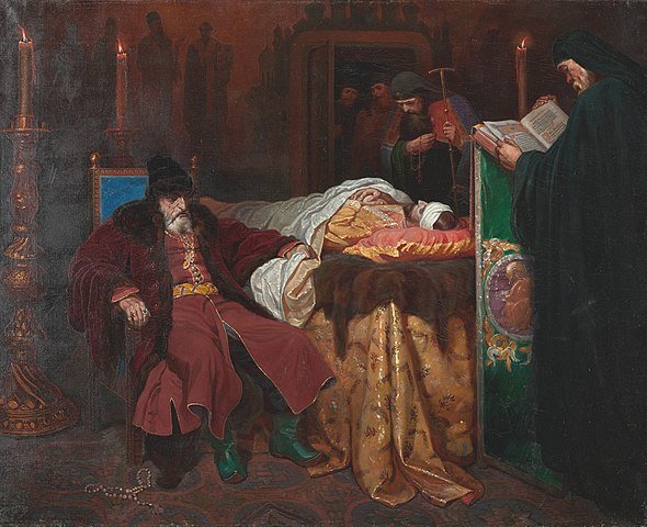 El zar, apesadumbrado tras la muerte de su hijo