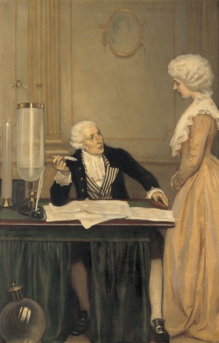 Antoine-Laurent de Lavoisier - Marie Anne Pierrette Paulze