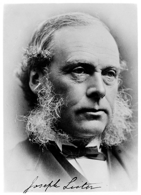 Lister ha pasado a la historia como el padre de la cirugía antiséptica. 