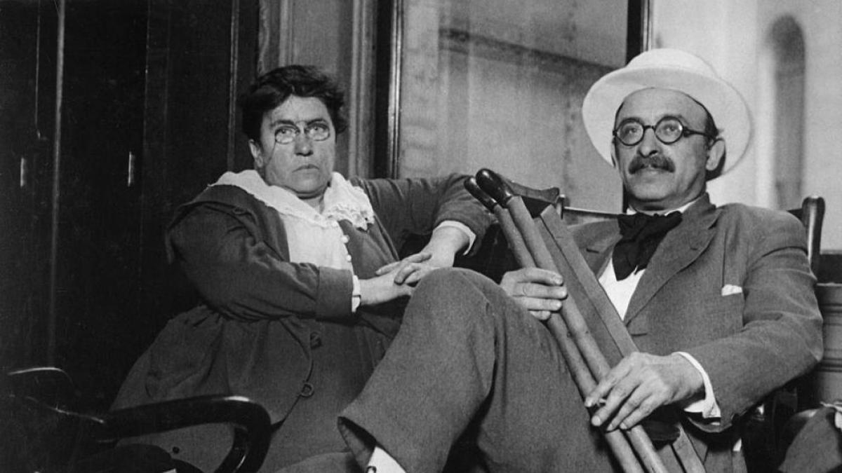 Emma Goldman y Alexander Berkman en el año 1917