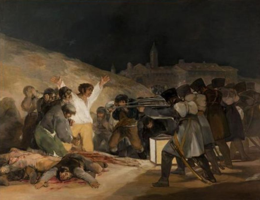 El Tres de Mayo, de Goya. Wikimedia Commons