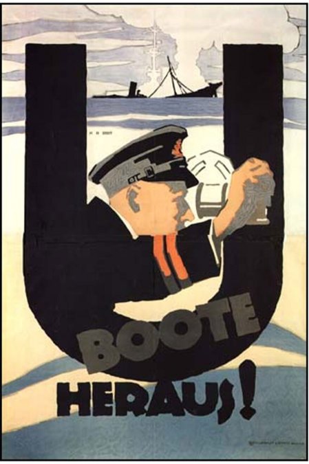 Afiche de la Kriegsmarine, la marina de guerra alemana