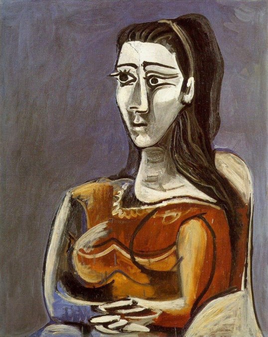 Retrato de Eva Gouel por Picasso