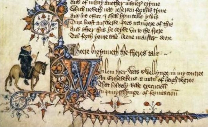 Manuscrito Ellesmere, siglo XV.