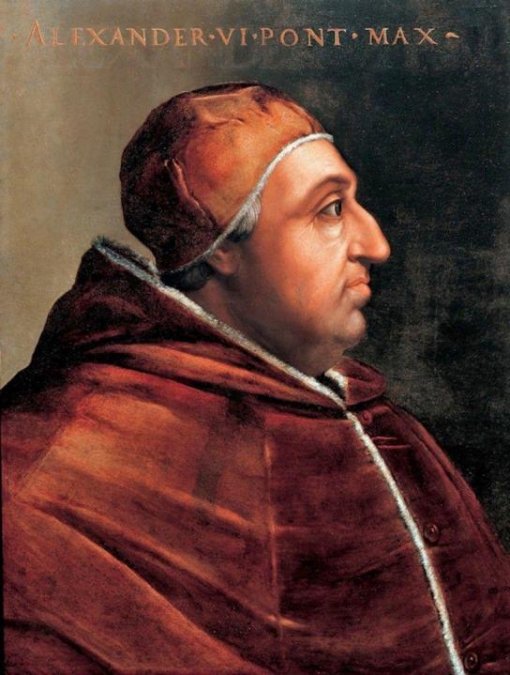 Rodrigo de Borja, padre de Lucrecia, se convirtió gracias a las intrigas políticas en el papa Alejandro VI.