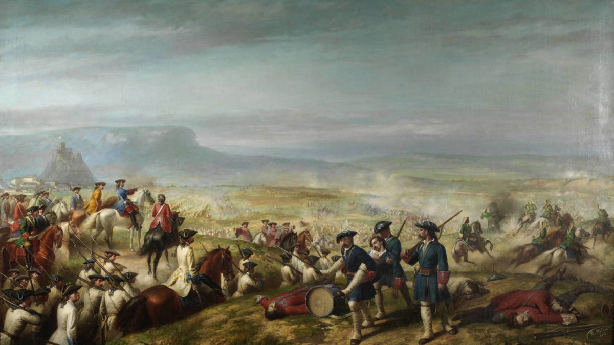  Batalla de Almansa. (Wikimedia Commons)  