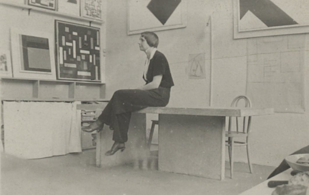 Nelly en su estudio, primavera 1931