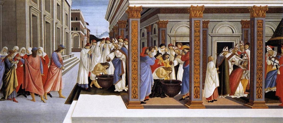 Bautismo de san Cenobio y nombramiento como obispo, h. 1500-1505, National Gallery, Londres.