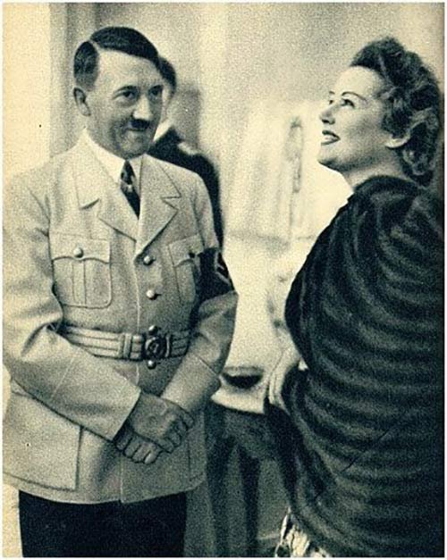    Inga Arvad y Adolf Hitler