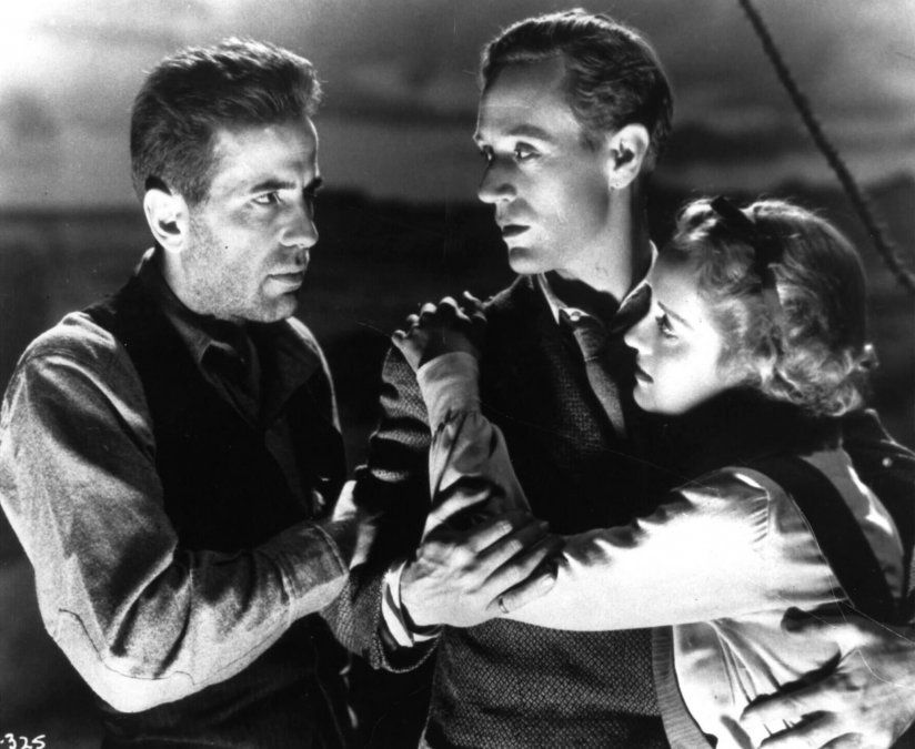 Humphrey Bogart, Leslie Howard y Bette Davis