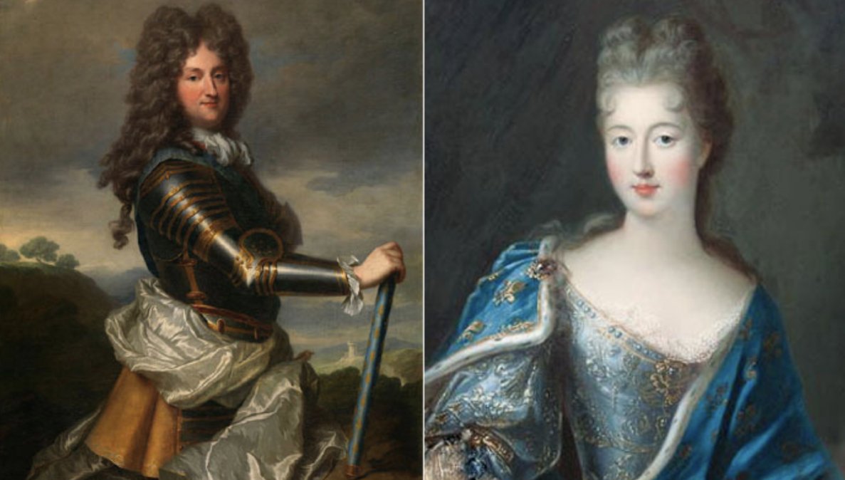 Felipe I y Luisa Isabel de Orleans, reyes de España