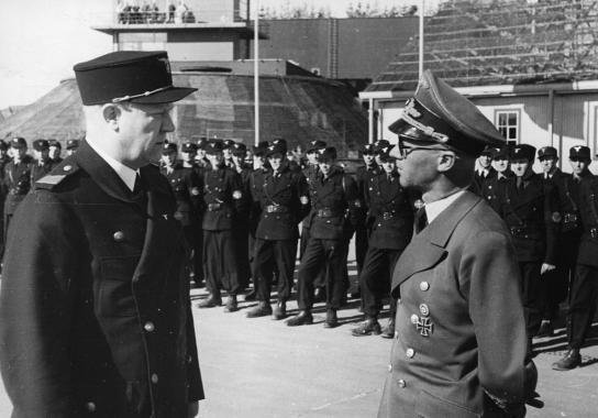 Quisling y el comisario del Reich.