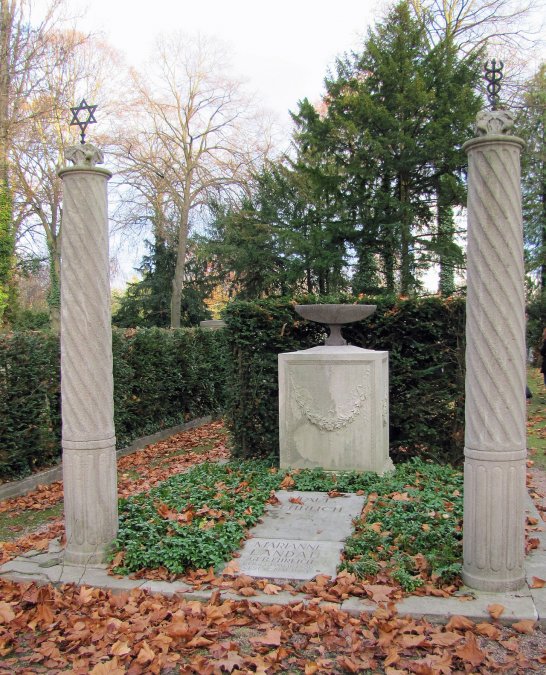 Tumba de Ehrlich en el cementerio judío de Rata-Beil-Straße en Fráncfort