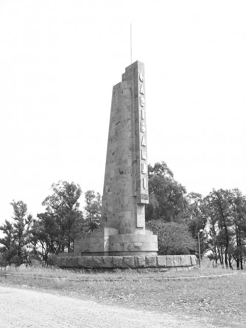 Monumento a Garibaldi en Salto (Uruguay).