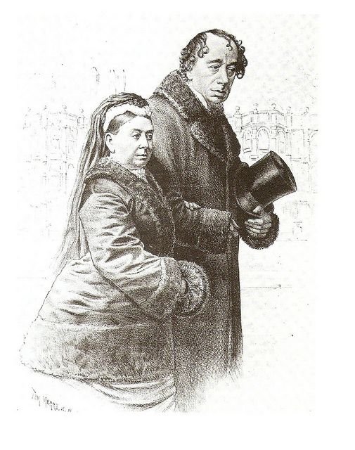 Disraeli y la reina Victoria