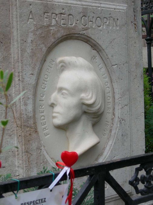 El corazón de Chopin está en Polonia, pero su tumba está en Francia