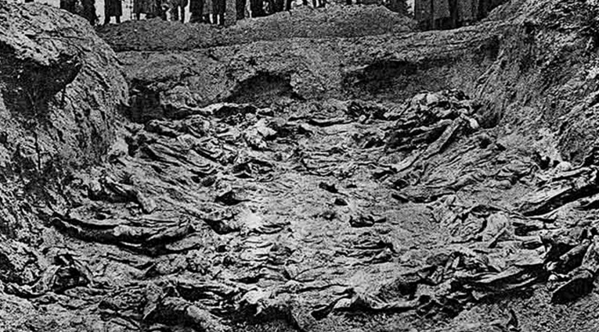 Una imagen del espanto de las fosas comunes para 25 mil polacos asesinados por los soviéticos