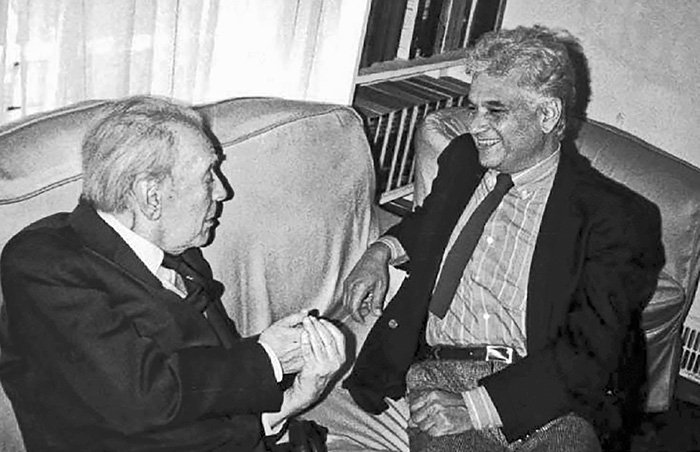 Jorge Luis Borges y Jacques Derrida