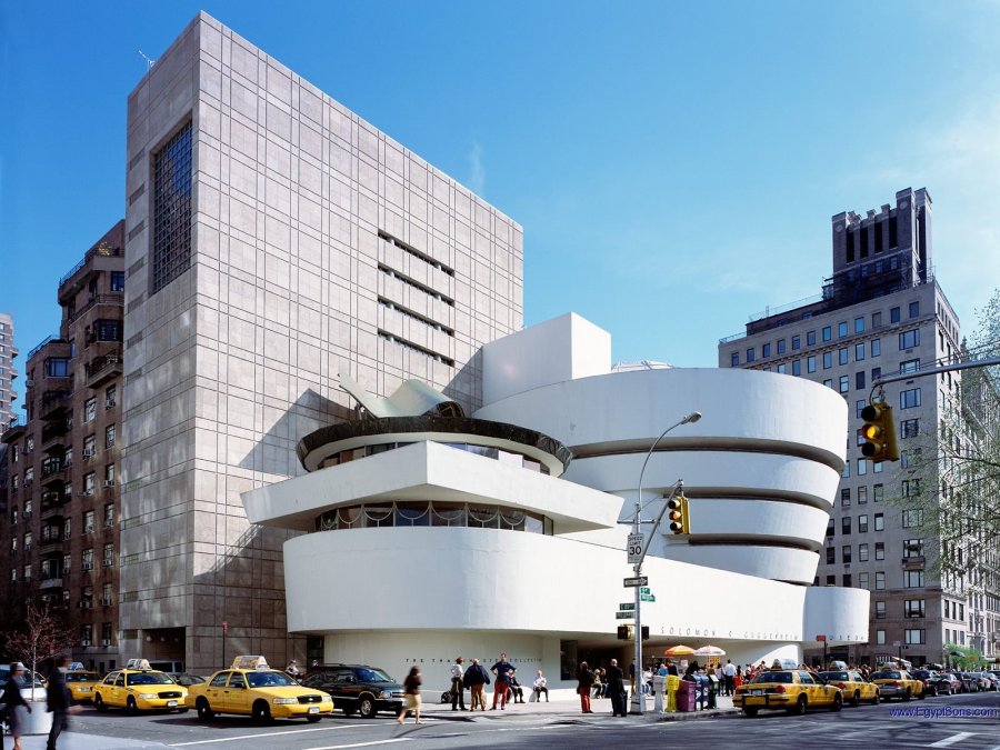 El primer Museo Guggenheim, Nueva York, inaugurado en 1959 (foto: Wikimedia Commons)