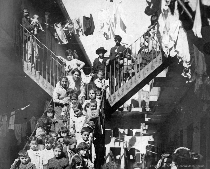 Conventillo de Buenos Aires en 1905.