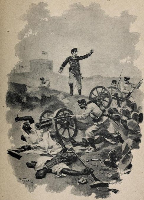 La acción heroica en Cuba de Primo de Rivera, dibujada por Julio Gros y publicada en 